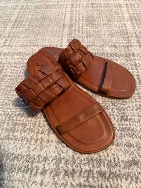 Free People Winding River leather woven sandals, women’s 36